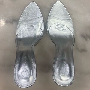 Anaconda Silver Naked Wolfe Heels